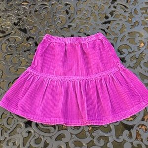 Hanna Andersson girls corduroy skirt